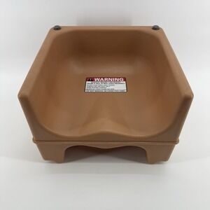 Cambro 200BC Dual Height Restaurant Booster Seat Tan Beige Brown Polyethylene